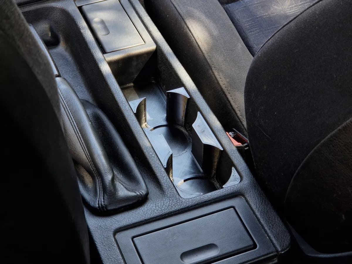 Porte-Gobelet Console Centrale BMW E36 - Double Support