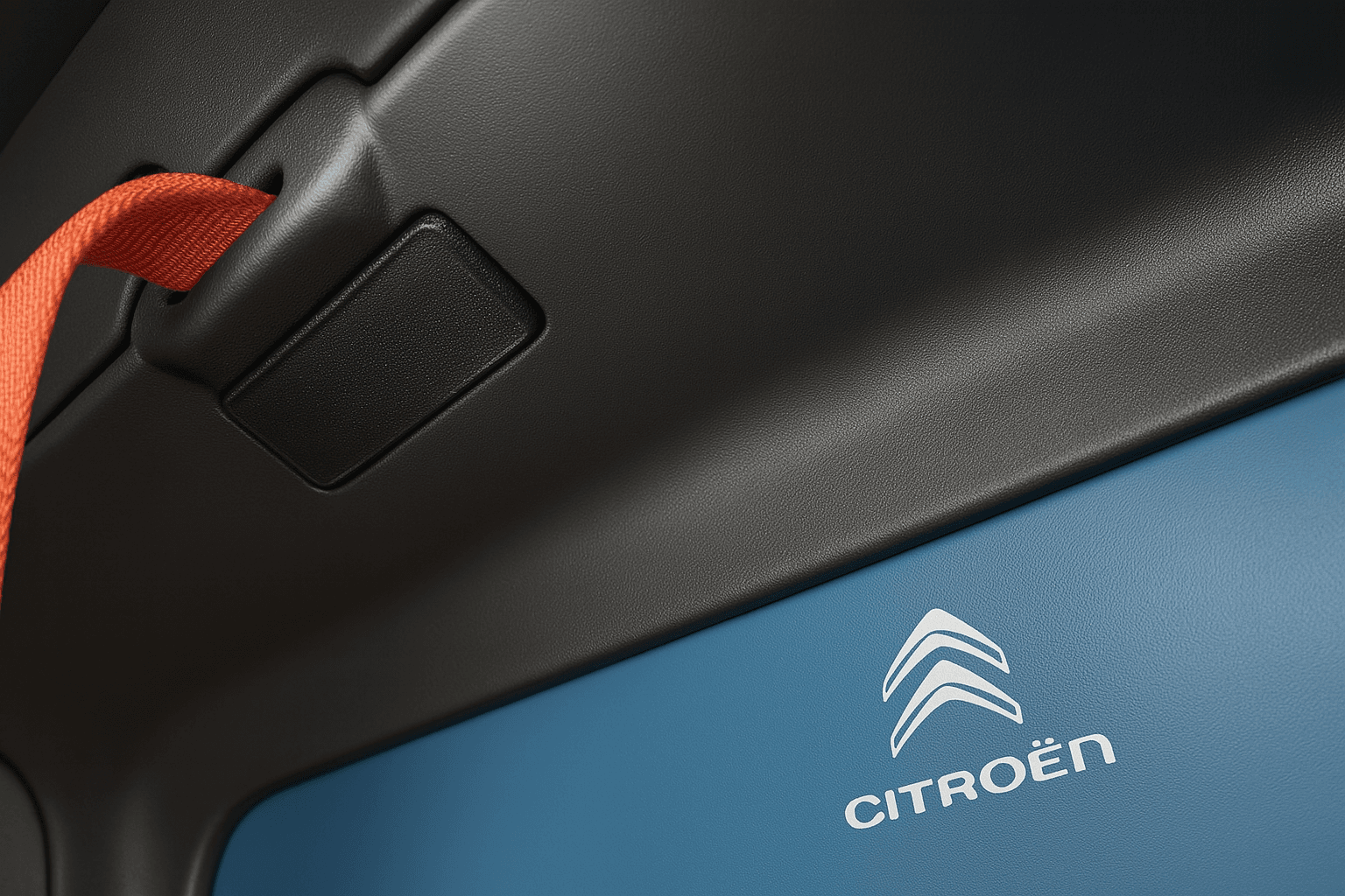 Bouchon de portière Citroën AMI noir mat
