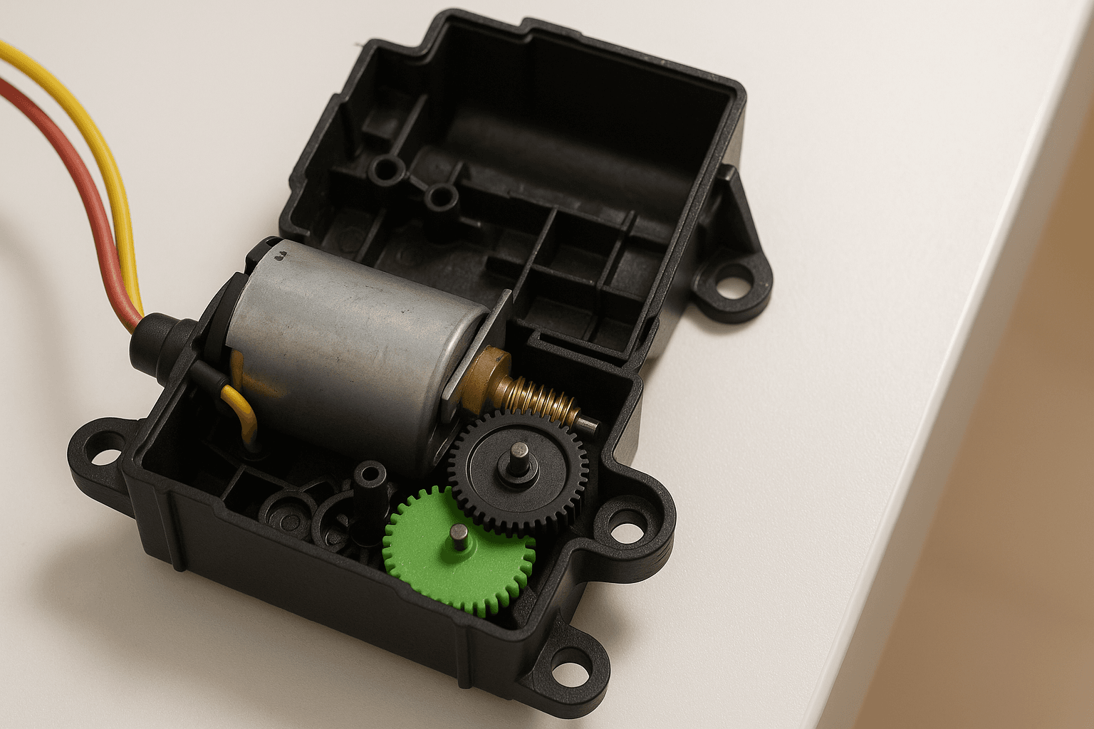 Pignon de remplacement moteur volet chauffage Clio 2 – Compatible Valeo 656134A - Miniature 2