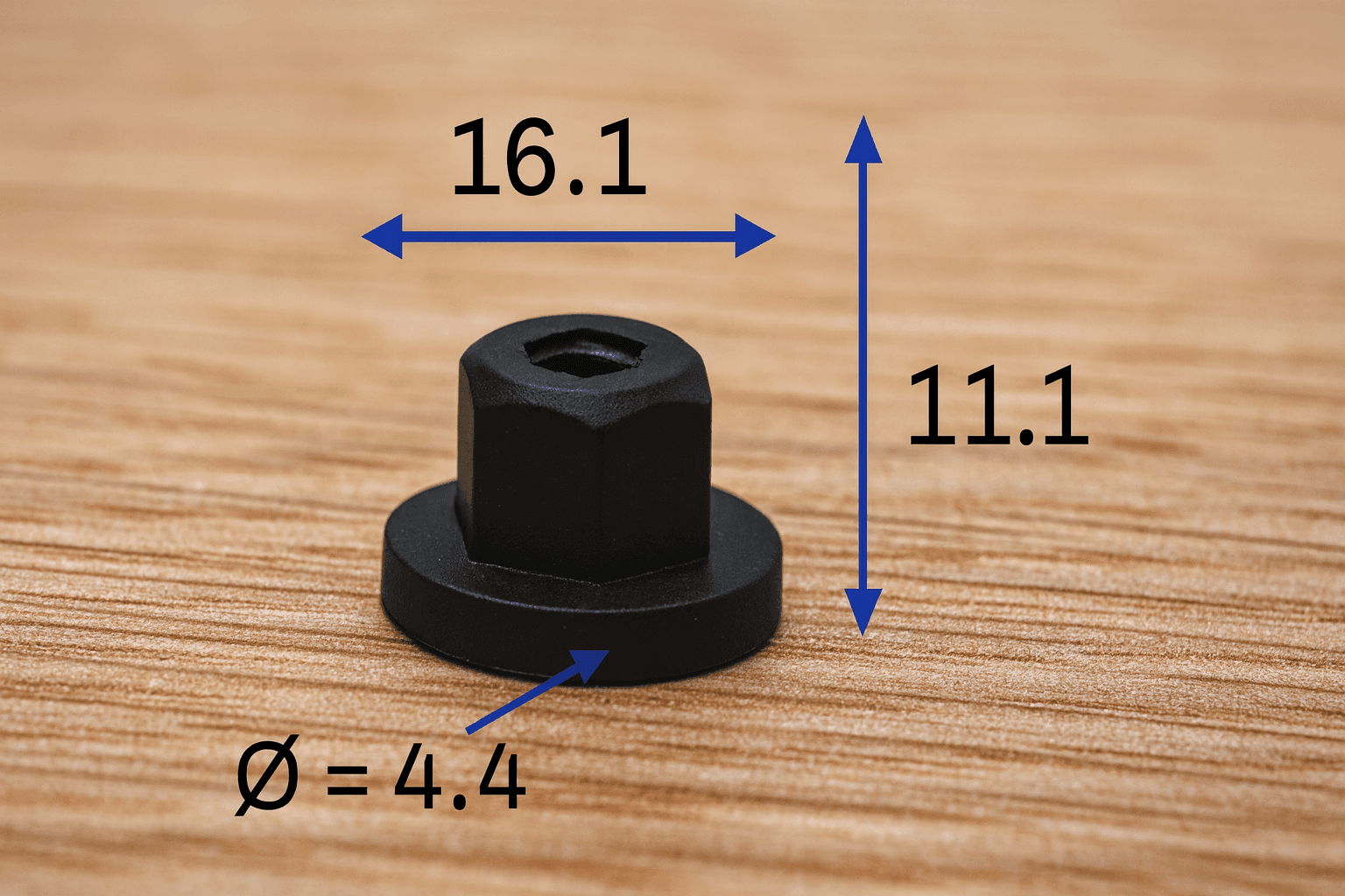 Cliquez ou faites défiler pour zoomer Écrous en plastique pour panneaux de garniture, rembourrage et supports de capteur - BMW 16131176747 - Miniature 2