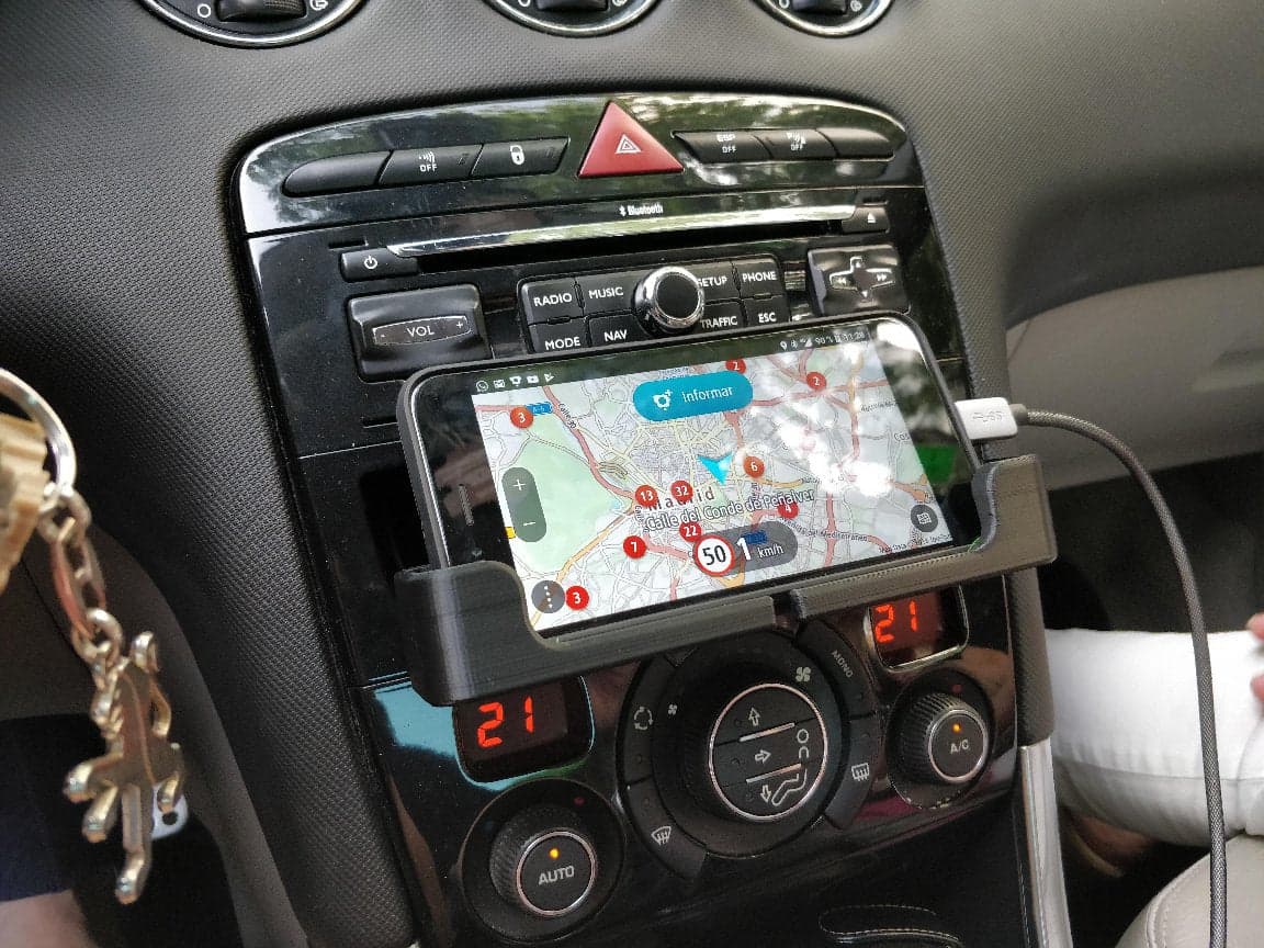 Support téléphone Peugeot 308 (2007–2013) - Miniature 2
